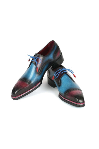 Paul Parkman 8508 Leather Norwegian Welted Cap Toe Derby (PM6379)