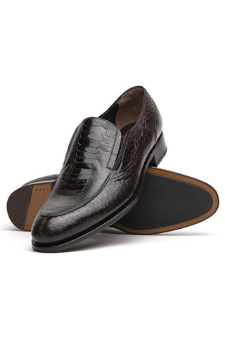 Caporicci 3324 Ostrich & Peccary Loafer