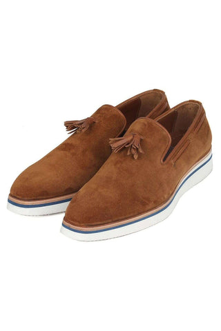 Paul Parkman 181 Suede Tassels Loafers (PM6301)