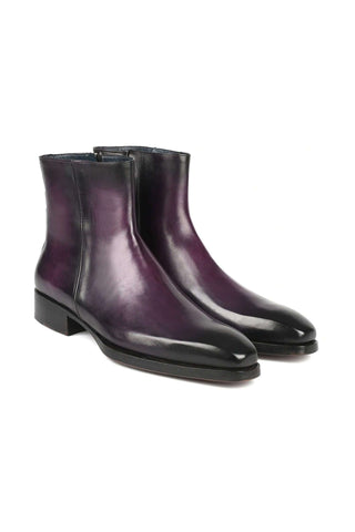 Paul Parkman BT3955 Leather Zipper Boots (PM6343)
