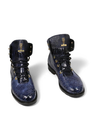 Mauri 4986 Tracker Alligator / Ostrich Leg Boots (MA5380)
