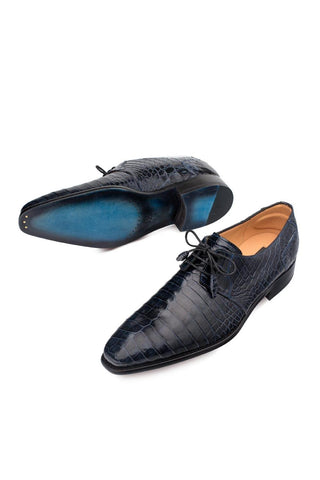 Mezlan 4574-J Moscow Alligator Plain Toe Derby (MZ3182)