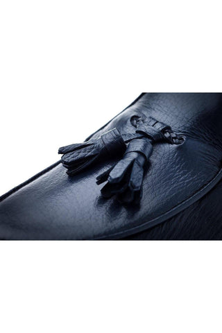 SUPERGLAMOUROUS Tangerine 8-T Deer-Skin Leather Belgian Tassel Loafers (SPGM1142)