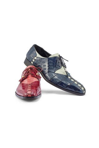 Mauri 4942 Bumby Crocodile & Ostrich Derby