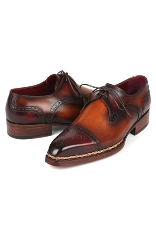 Paul Parkman 8508 Leather Norwegian Welted Cap Toe Derby (PM6379)
