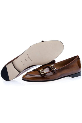 SUPERGLAMOUROUS Tangerine 7 Polished Leather Belgian Loafer