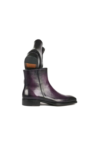 Paul Parkman BT3955 Leather Zipper Boots (PM6343)