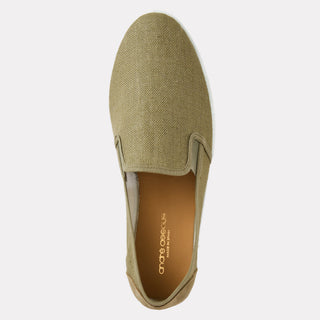 Andre Assous Altea Linen Slip-On Khaki Linen view 3