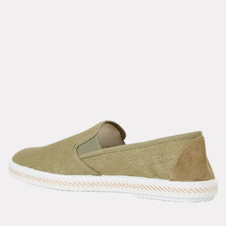 Andre Assous Altea Linen Slip-On Khaki Linen view 4