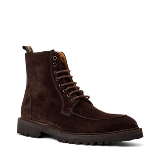 Aquatalia Danny Men’s Shoes Suede Leather Split-Toe Lace Up Boot (AQ1004)