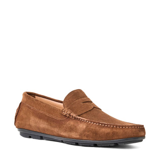 Aquatalia Enzo Men’s Shoes Suede Leather Moccasin Driver (AQ1008)