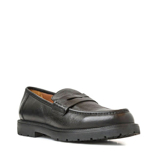 Aquatalia Blake Men’s Shoes Tumbled Calf-Skin Leather Penny Loafer (AQ1013)