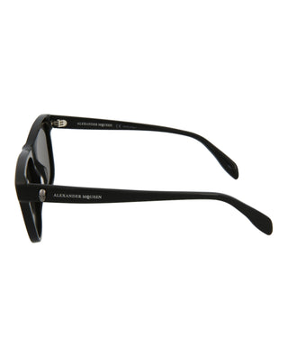 Alexander McQueen AM0158S Black Sunglasses-AmbrogioShoes