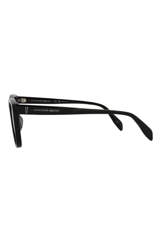 Alexander McQueen AM0158SA Black Sunglasses-AmbrogioShoes
