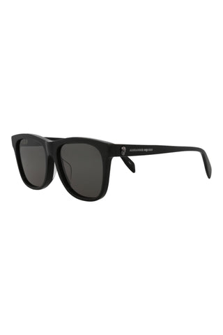 Alexander McQueen AM0158SA Black Sunglasses-AmbrogioShoes