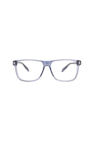 Alexander McQueen AM0247O Bilayer Transparent Blue/Crystal Eyeglasses-AmbrogioShoes