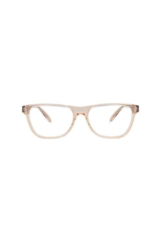 Alexander McQueen AM0248O Bilayer Transparent Nude Pink/Crystal Eyeglasses-AmbrogioShoes
