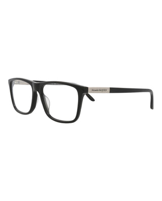Alexander McQueen AM0323O Black Eyeglasses-AmbrogioShoes