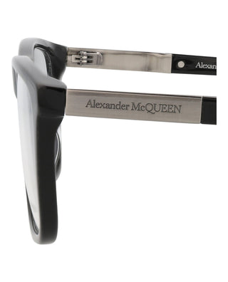 Alexander McQueen AM0323O Black Eyeglasses-AmbrogioShoes
