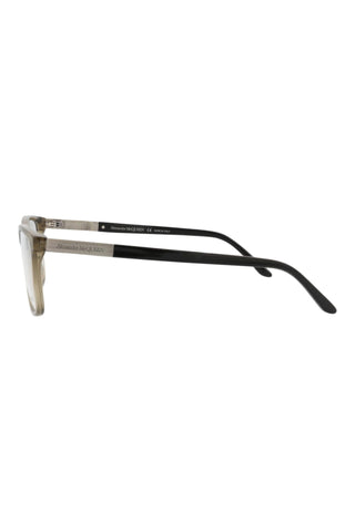 Alexander McQueen AM0323O Light Opal Khaki Eyeglasses-AmbrogioShoes