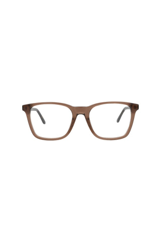 Alexander McQueen AM0324O Light Opal Brown Eyeglasses-AmbrogioShoes