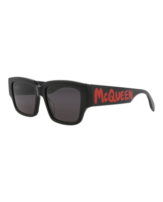 Alexander McQueen AM0329S Black Sunglasses-AmbrogioShoes