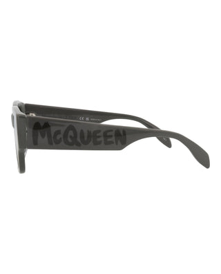 Alexander McQueen AM0329S Grey Sunglasses-AmbrogioShoes