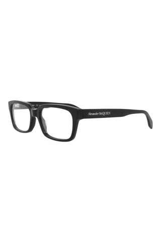 Alexander McQueen AM0345O Black Eyeglasses-AmbrogioShoes
