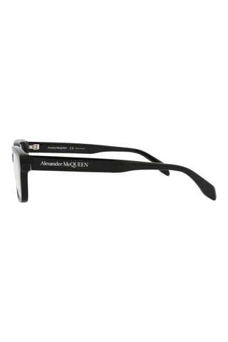 Alexander McQueen AM0345O Black Eyeglasses-AmbrogioShoes