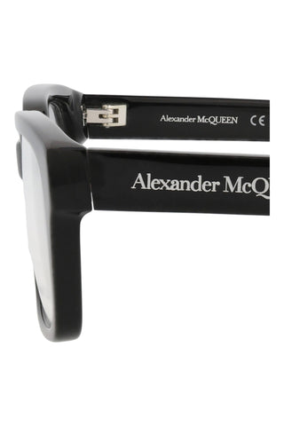 Alexander McQueen AM0345O Black Eyeglasses-AmbrogioShoes