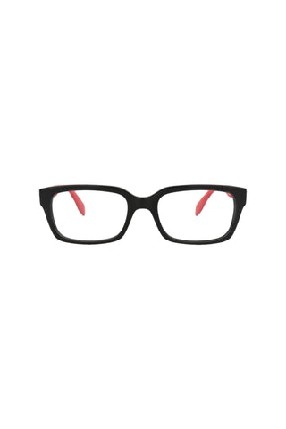 Alexander McQueen AM0345O Black Eyeglasses-AmbrogioShoes