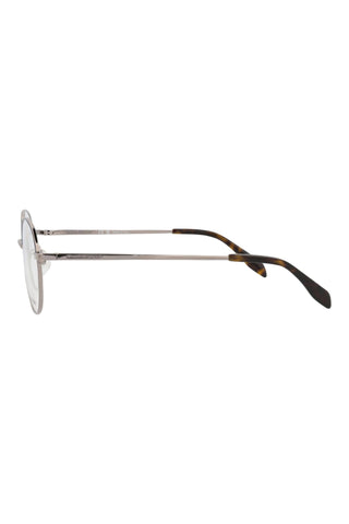 Alexander McQueen AM0369O Light Ruthenium/Matte Blue Varnish Eyeglasses-AmbrogioShoes