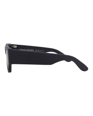 Alexander McQueen AM0393S Matte Navy Sunglasses-AmbrogioShoes