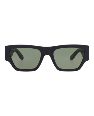 Alexander McQueen AM0393S Matte Navy Sunglasses-AmbrogioShoes