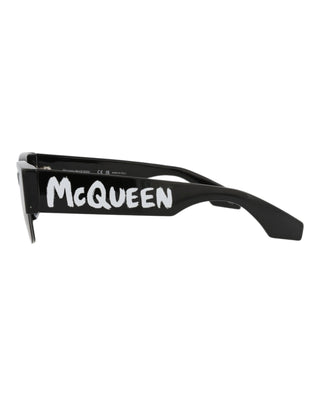 Alexander McQueen AM0405S Black Sunglasses-AmbrogioShoes