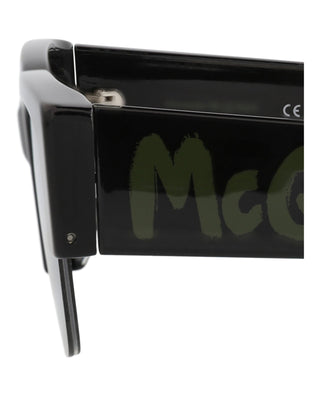 Alexander McQueen AM0405S Black Sunglasses-AmbrogioShoes