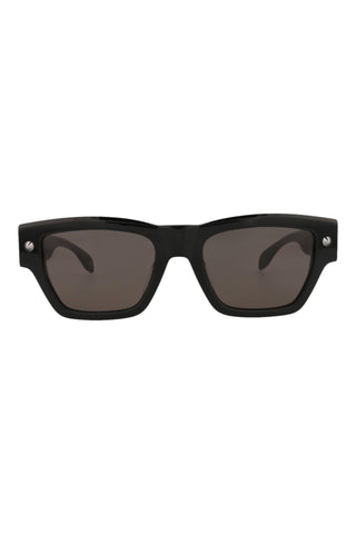 Alexander McQueen AM0409S Black Sunglasses-AmbrogioShoes