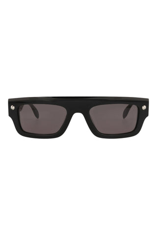 Alexander McQueen AM0427S Black w/Silver Studs Sunglasses