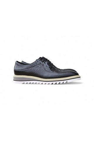 Carrucci KS550-05E Embossed Leather Oxford