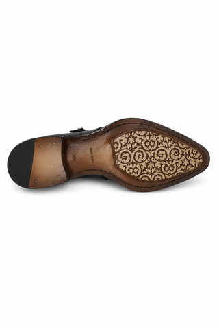 Ambrogio 21296 Leather Single Monk-Strap-AmbrogioShoes