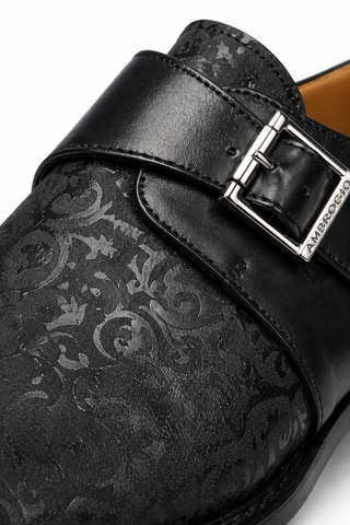 Ambrogio 21296 Leather Single Monk-Strap-AmbrogioShoes