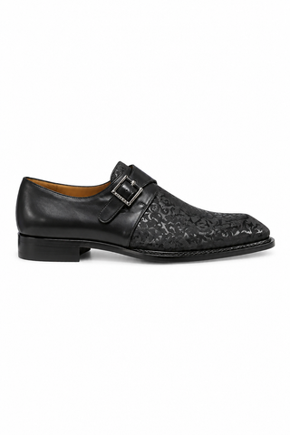 Ambrogio 21296 Leather Single Monk-Strap-AmbrogioShoes