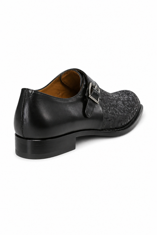 Ambrogio 21296 Leather Single Monk-Strap-AmbrogioShoes