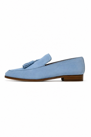 Ambrogio 9899 Suede Tassel Loafers-AmbrogioShoes