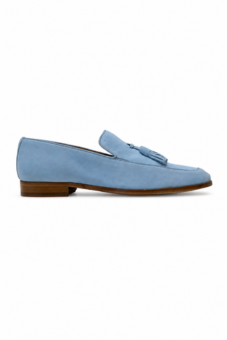 Ambrogio 9899 Suede Tassel Loafers-AmbrogioShoes