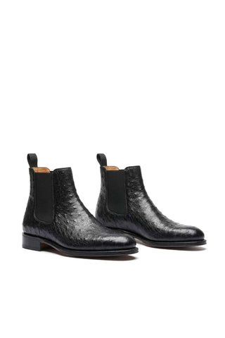 Ambrogio Anthony Ostrich Chelsea Boot-AmbrogioShoes
