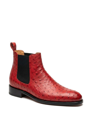 Ambrogio Anthony Ostrich Chelsea Boot-AmbrogioShoes