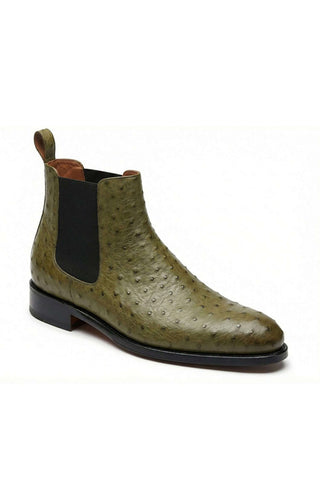 Ambrogio Anthony Ostrich Chelsea Boot-AmbrogioShoes