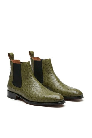 Ambrogio Anthony Ostrich Chelsea Boot-AmbrogioShoes
