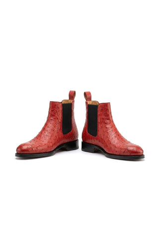 Ambrogio Anthony Ostrich Chelsea Boot-AmbrogioShoes